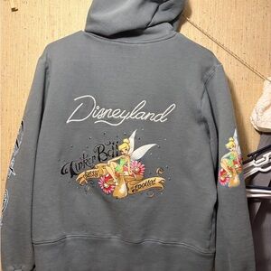 Disneyland Gray Tinker Bell Hoodie